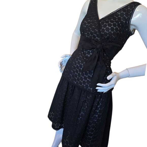 ANN TAYLOR 2 Piece Set Eyelet Skirt & Sleeveless Top sz 6 - Picture 4 of 13